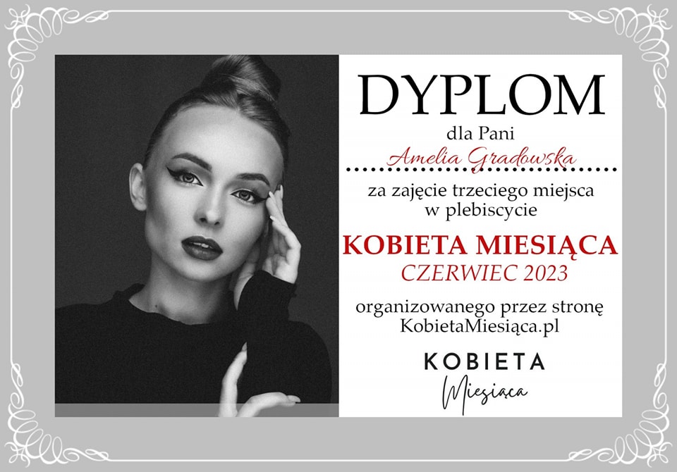 Dyplom – Kobieta Miesiąca: Czerwiec 2023