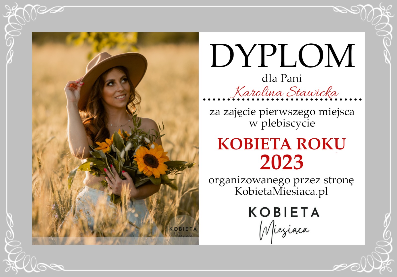 Dyplom – Kobieta Roku 2023