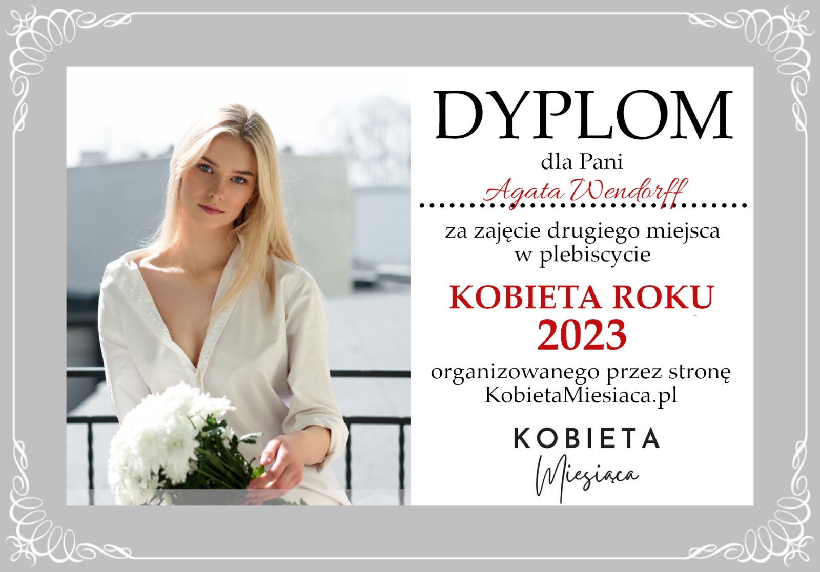 Dyplom – Kobieta Roku 2023